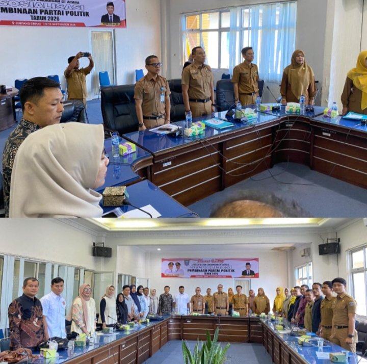 Pemkab Pasaman Barat Dorong Partai Politik Perkuat Demokrasi Sehat dan Tata Kelola Bantuan Keuangan Yang Akuntabel