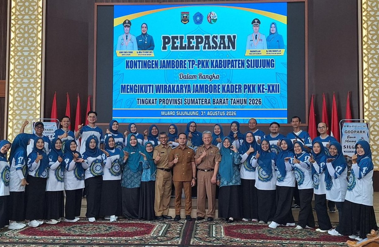 Plt. Bupati Sijunjung Secara Resmi Telah Melepas Kontingen Wirakarya Jambore Kader PKK