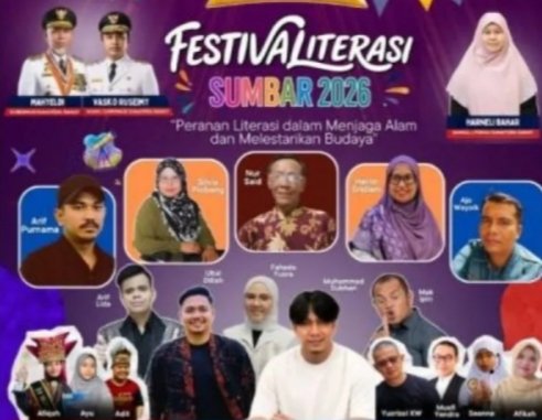 Kadis Arsip dan Perpustakaan Sumbar Katakan : Festival Tersebut Menghadirkan Rangkaian Kegiatan Literasi