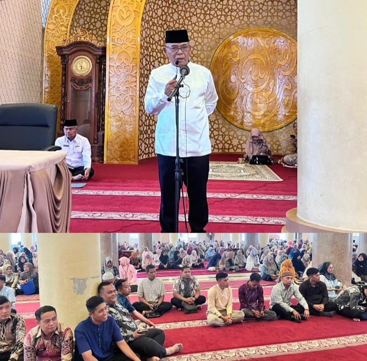 Peringatan Maulid Nabi Muhammad SAW, Bupati Pasaman Barat Ajak ASN Teladani Akhlak Rasulullah dan Jaga Pilwana Badunsanak