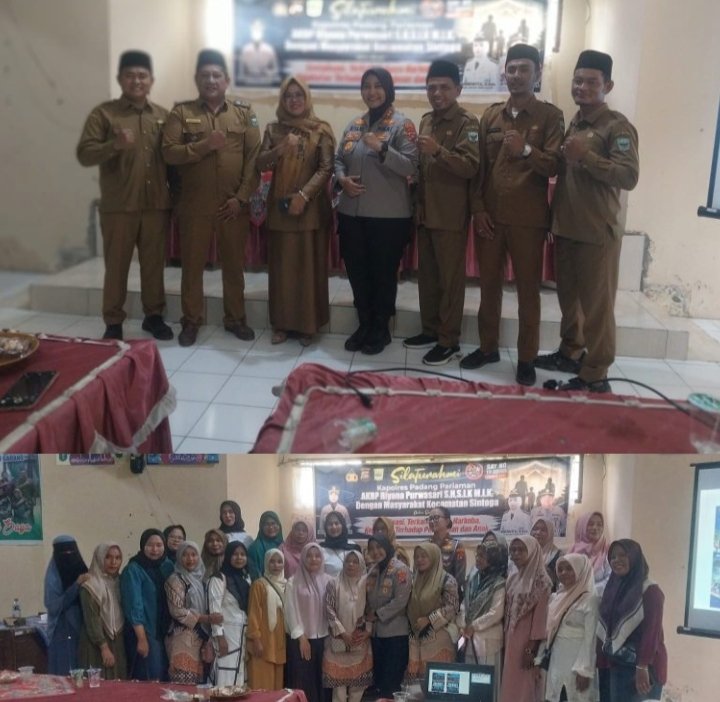Polres Padang Pariaman Silahturahmi Sekaligus Lakukan Sosialisasi Bersama Pemerintah dan Masyarakat