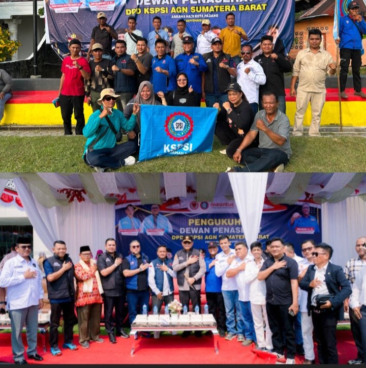 Pengukuhan Dewan Penasehat KSPSI AGN Sumatera Barat, Perkuat Sinergi dan Perjuangan Buruh